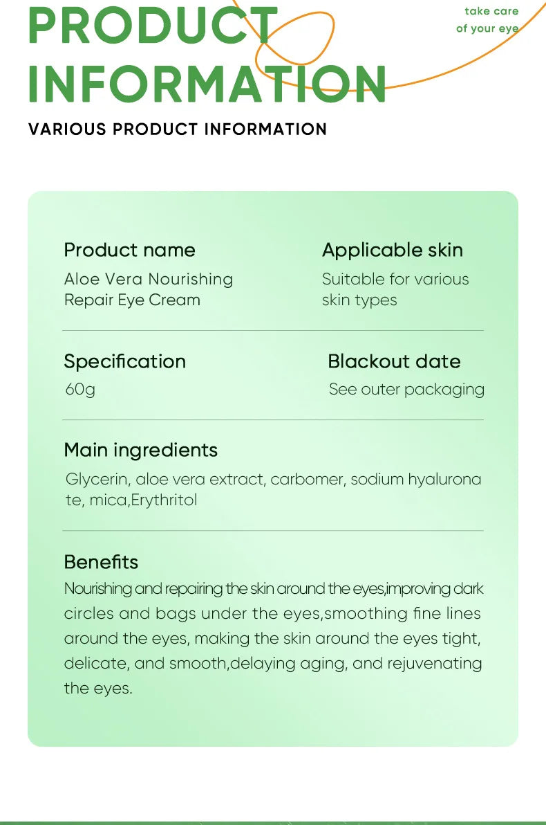 SADOER Aloe Vera Anti Dark Circles Cream