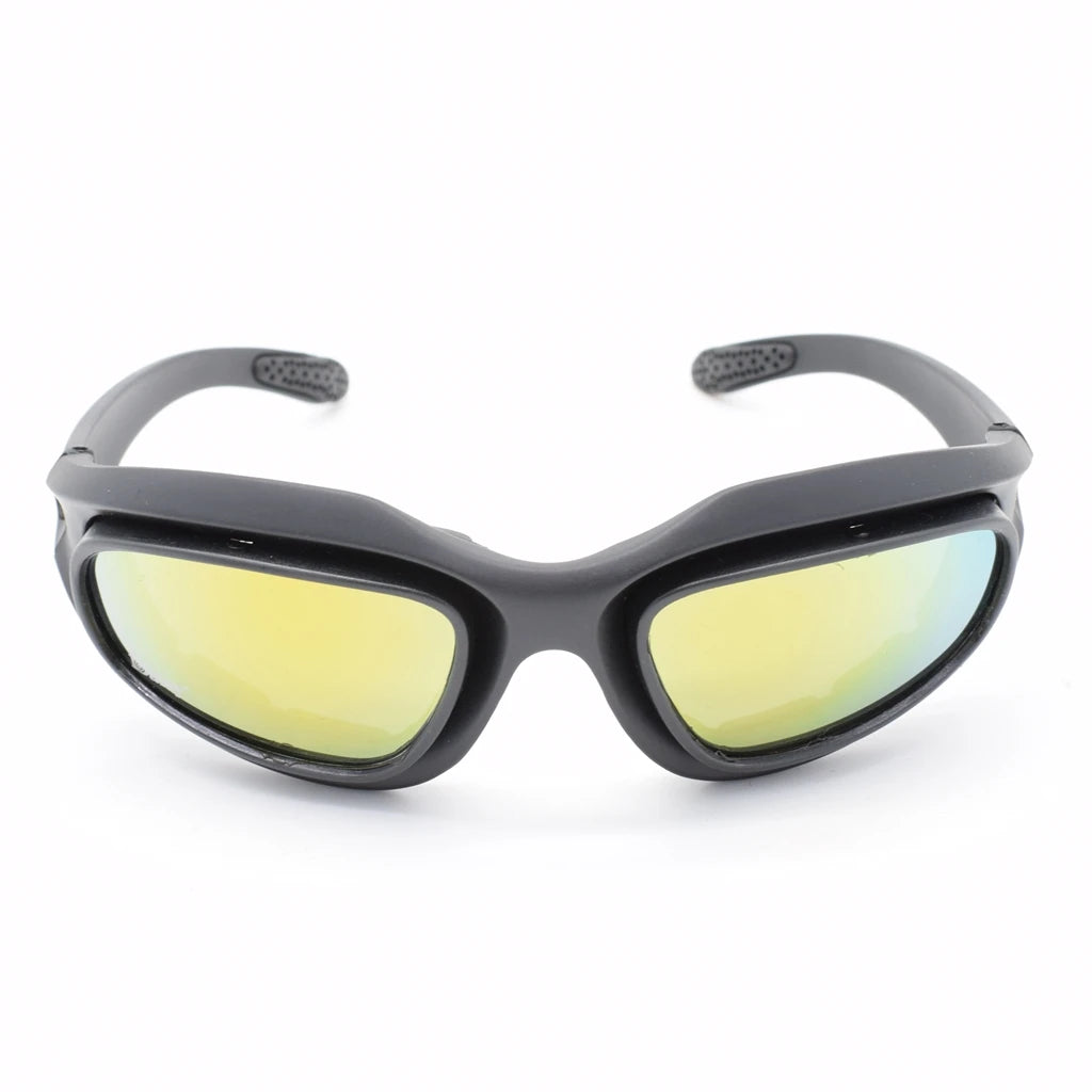 Four-in-One Vision: Polarized Motorcycle Glasses Set