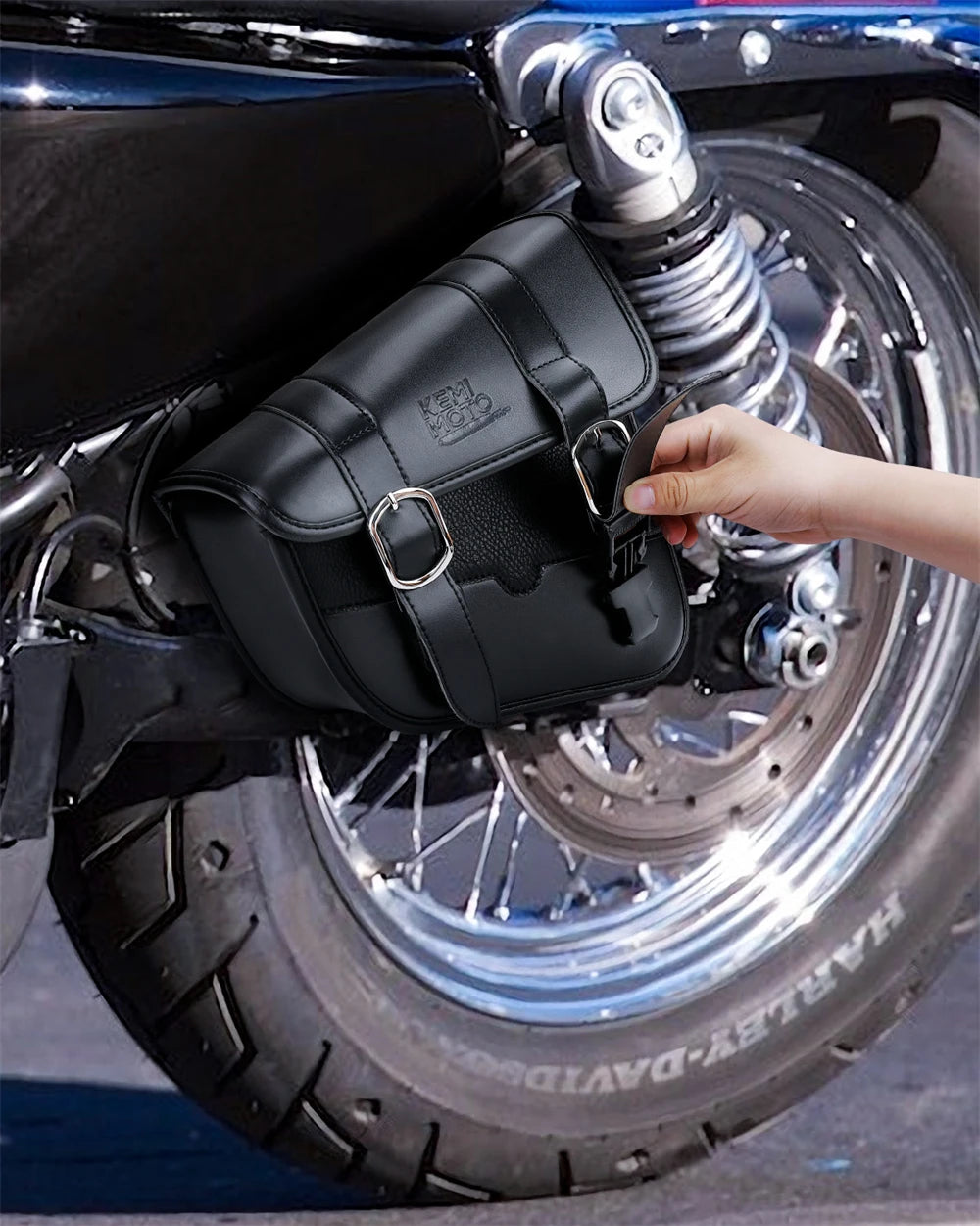 Kemi Moto Waterproof Motorcycle Saddlebag