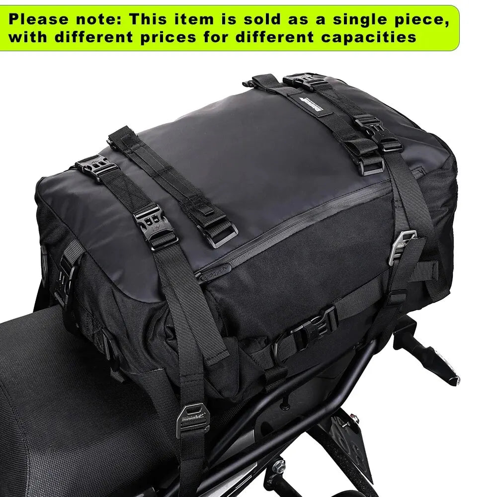 Rhinowalk Motorcycle Rear Seat Bag