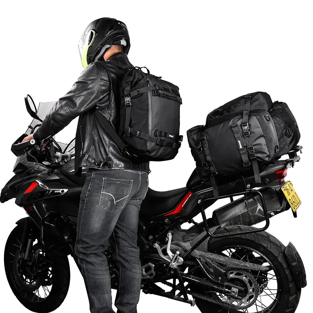 Rhinowalk Motorcycle Rear Seat Bag