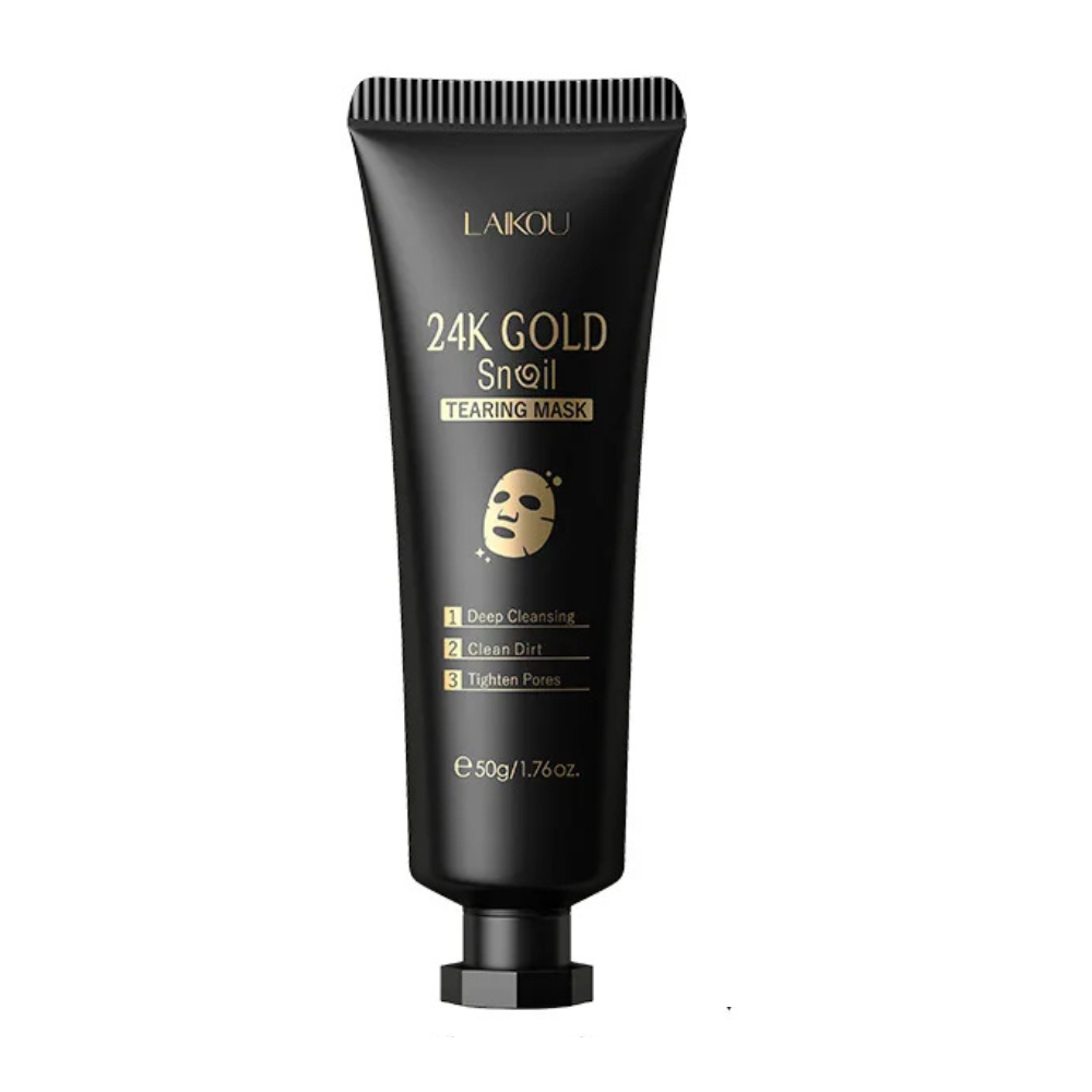 LAIKOU 24K Gold Snail Peeling Face Mask